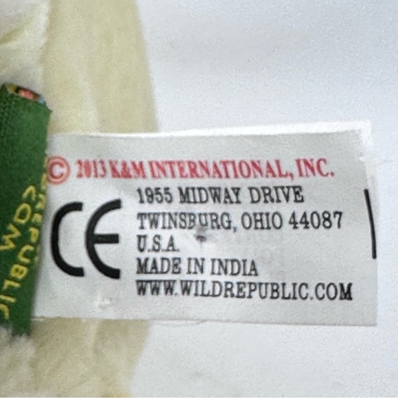 Wild Republic 2013 Sea Turtle Plush 13" Yellow Tan Brown Shell - Picture 9 of 9